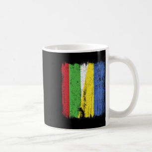 Bulgarien Ukraine Halbflagge Bulgarisches Ukrainis Kaffeetasse