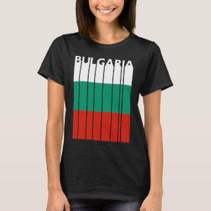Bulgarien  Vintage bulgarische Flagge  Urlaub T-Shirt