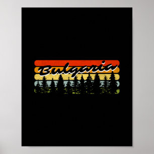Bulgarien Wald Sonnenuntergang Bäume Ferienhaus Ur Poster