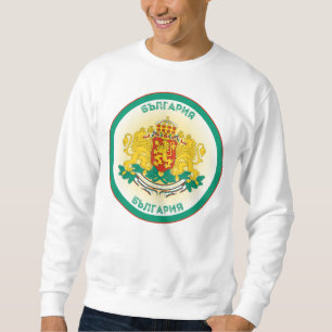 Bulgarien Wappen Kreisform Sweatshirt