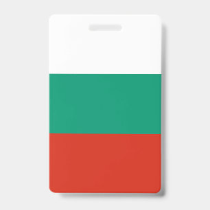 Bulgarienflagge Ausweis