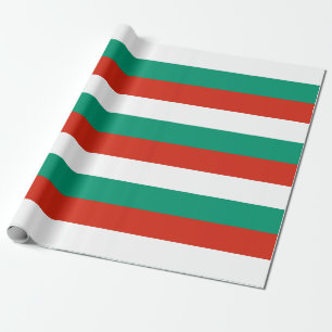 Bulgarienflagge Geschenkpapier