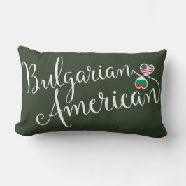 Bulgarisch American Entwined Hearts Lendenkissen