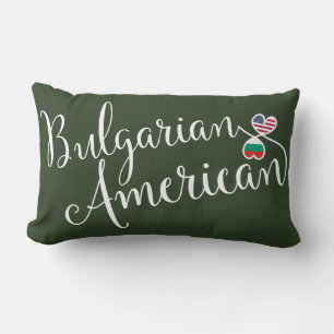 Bulgarisch American Entwined Hearts Lendenkissen