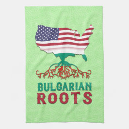 Bulgarische Amerikanische Wurzeln Handtuch