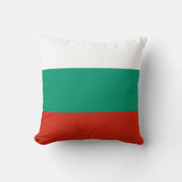 Bulgarische Flagge auf amerikanischem MoJo-Pillow