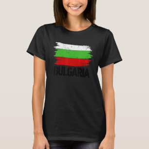 Bulgarische Flagge - Bulgarische DachKostümfächer T-Shirt