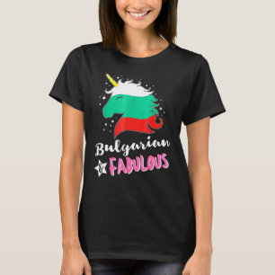 Bulgarische Flagge Einhorn Bulgarien T-Shirt