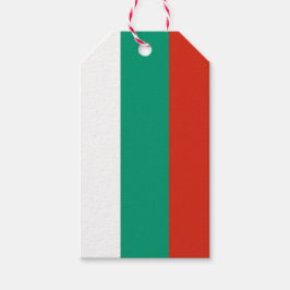 Bulgarische Flagge Geschenkanhänger