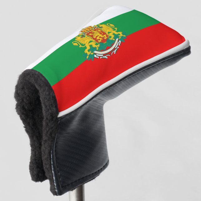 Bulgarische Flagge Golf Headcover (3/4 Vorderseite)