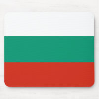 Bulgarische Flagge Mousepad