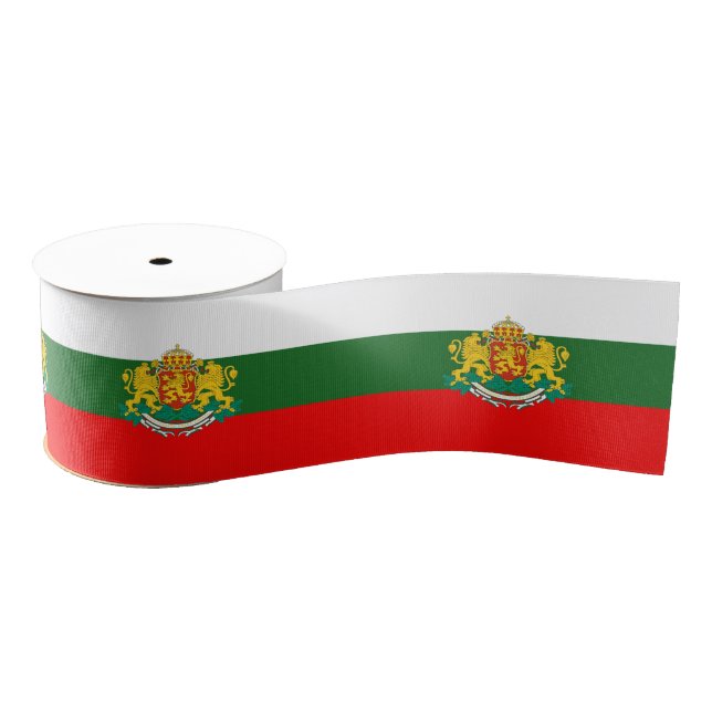 Bulgarische Flagge Ripsband (Spule)