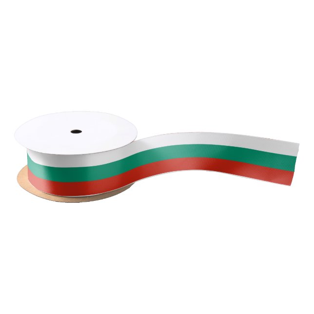 Bulgarische Flagge Satinband (Spule)