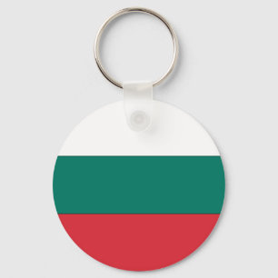Bulgarische Flagge Schlüsselanhänger