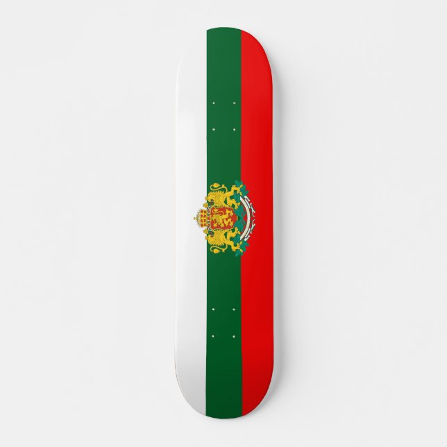 Bulgarische Flagge Skateboard (Vorne)