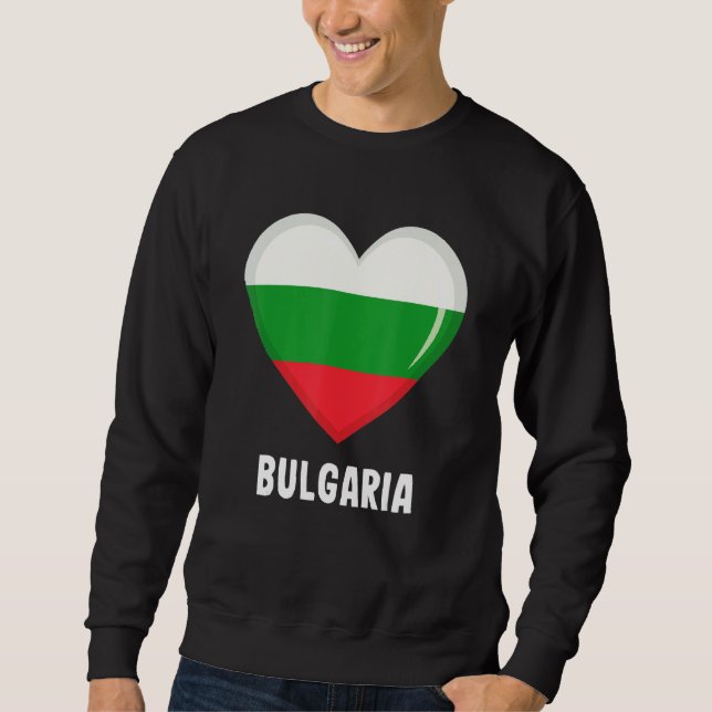 Bulgarische Flagge Sweatshirt (Vorderseite)