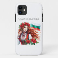 Bulgarische Flagge Tradition Folklore Frauen Rote