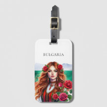 Bulgarische Flagge Tradition Folklore Frauen Rote