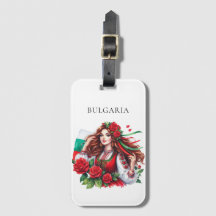 Bulgarische Flagge Tradition Folklore Frauen Rote