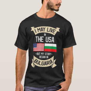 Bulgarische Flagge USA Bulgarische Roots Geschenke T-Shirt