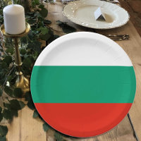 Bulgarische Flaggen-Teller, Party, Sport, Bulgarie