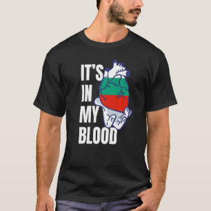Bulgarische Hand-Hand-Fahne Herzblutgefäße Bulgari T-Shirt
