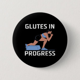 Bulgarische Kniebeugen-Übung Bodybuilding Fitness  Button