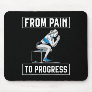 Bulgarische Kniebeugen-Übung Bodybuilding Fitness Mousepad
