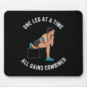 Bulgarische Kniebeugen-Übung Bodybuilding Fitness  Mousepad
