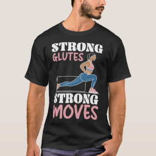 Bulgarische Kniebeugen-Übung Bodybuilding Fitness T-Shirt