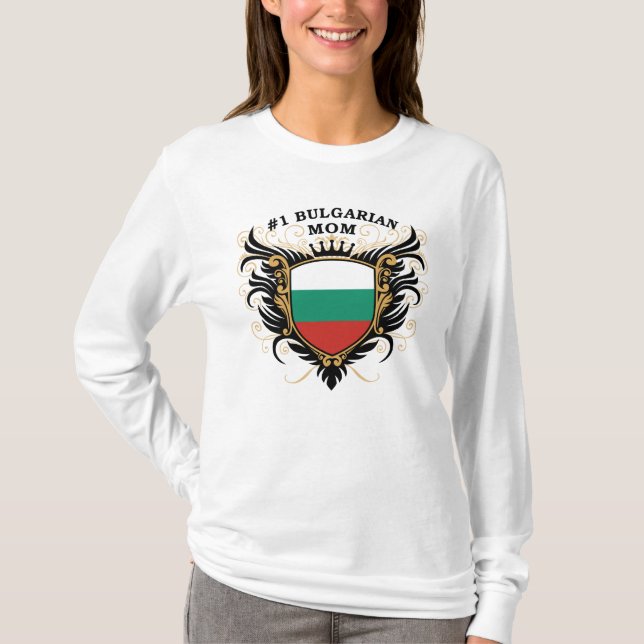 Bulgarische Mama der Nr.-eine T-Shirt (Vorderseite)