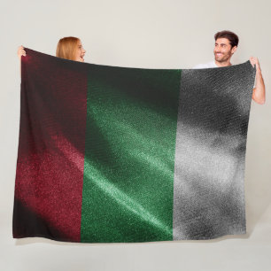 Bulgarische Seidenflagge Fleecedecke
