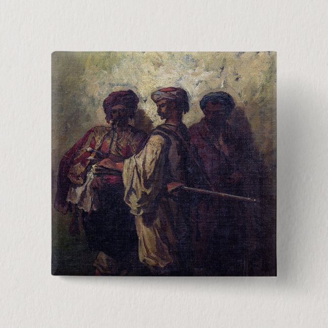 Bulgarische Soldaten Button (Vorderseite)