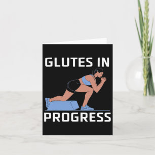 Bulgarische Squat-Übung Bodybuilding Fitness Karte