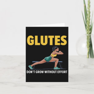 Bulgarische Squat-Übung Bodybuilding Fitness Karte