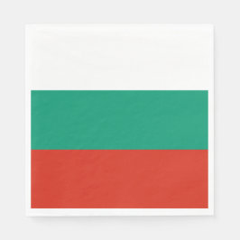 Bulgarische Staatsflagge Serviette