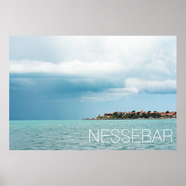 Bulgarische Stadt Nessebar Poster (Vorne)
