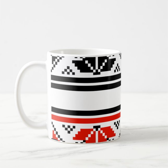 Bulgarische Volkskunst Kaffeetasse (Links)