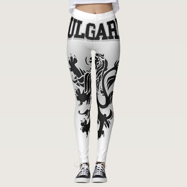 Bulgarische Wappen Leggings (Vorderseite)