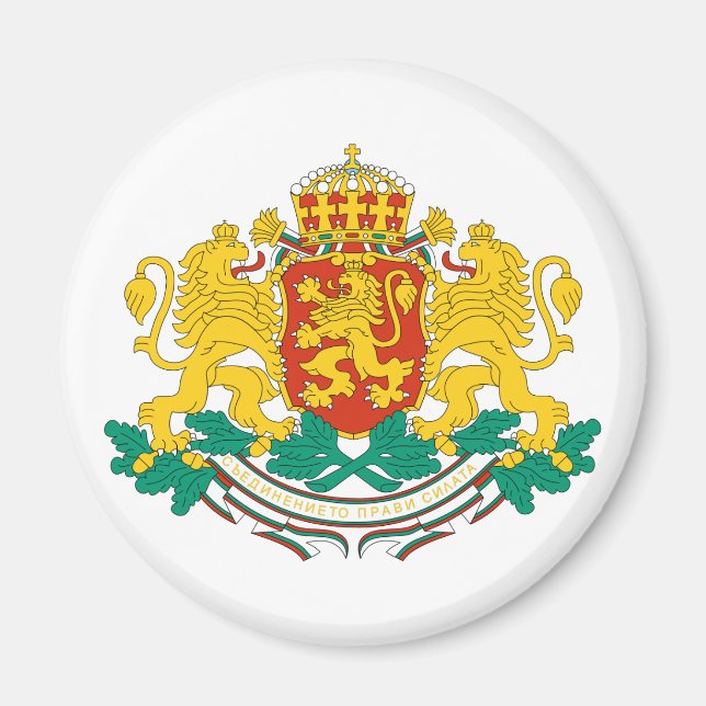 Bulgarische Wappen Magnet (Vorne)