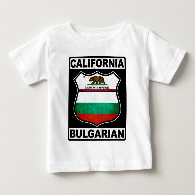 Bulgarischer Kalifornien Baby T-shirt (Vorderseite)