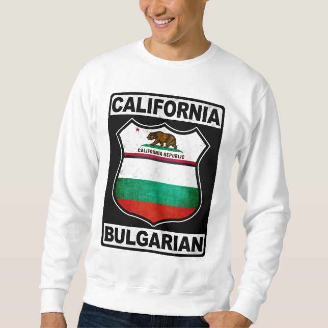 Bulgarischer Kalifornien Sweatshirt (Vorderseite)