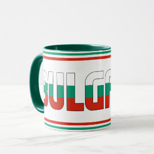 Bulgarischer Nationalflagge Patriotischer Kaffee Tasse