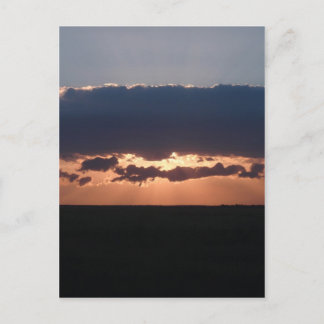 Bulgarischer Sonnenuntergang Postkarte