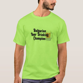 Bulgarisches Bier-trinkender Meister T-Shirt