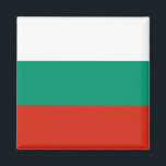 Bulgarisches Flaggenmagnet Magnet<br><div class="desc">Flagge Bulgariens</div>