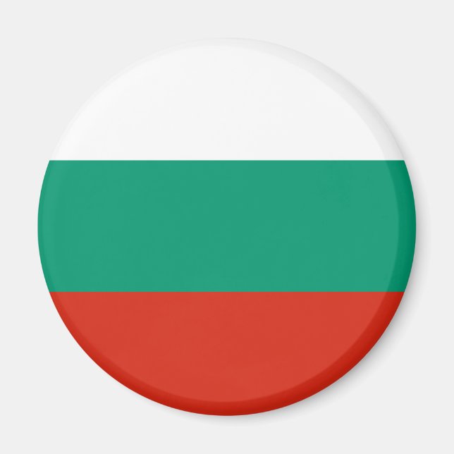 Bulgarisches Flaggenmagnet Magnet (Vorne)
