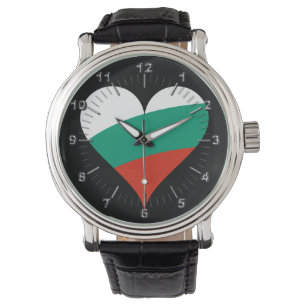 bulgarisches Herz Armbanduhr