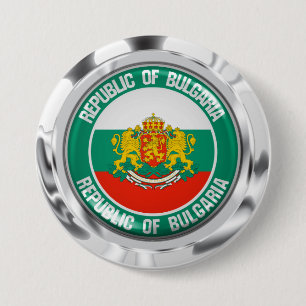 Bulgarisches RundEmblem Button