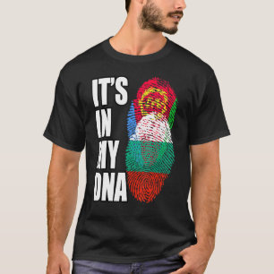 bulgarisches und eritreisches DNA-Flaggengebiet T-Shirt